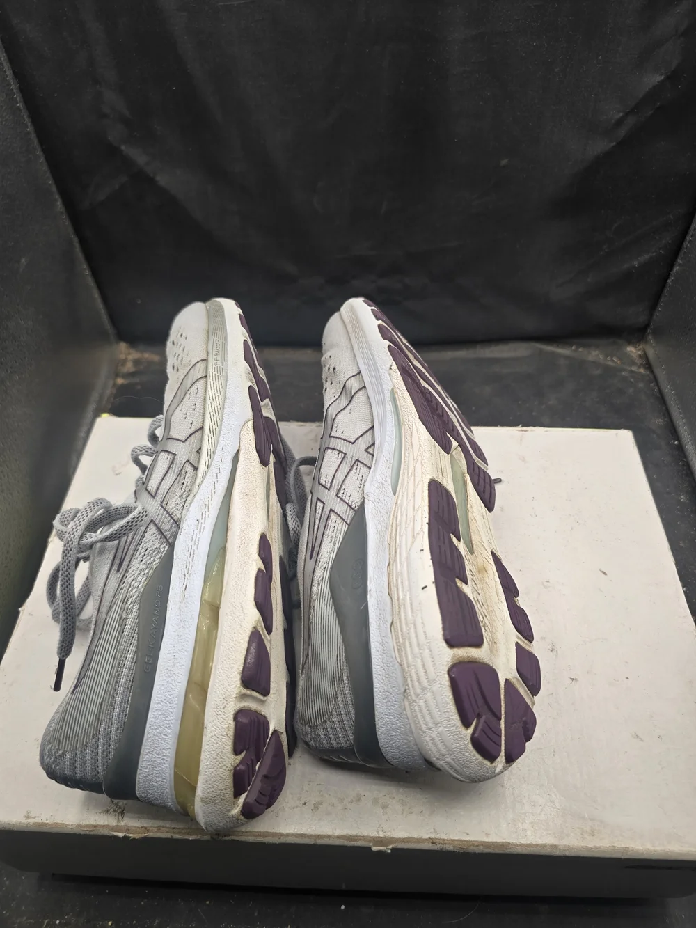 ASICS Light Gray Mesh Running‎ Shoes